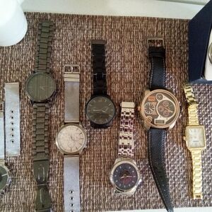7 Higher End Vintage Watches + One Pocketwatch...Discounted Shipping!